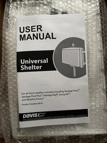 Davis universal shelter 6618 - shelter,