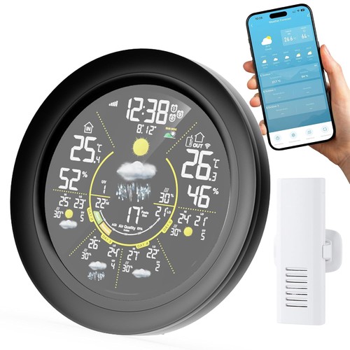 Wifi funk wetterstation mit - wetterstation,