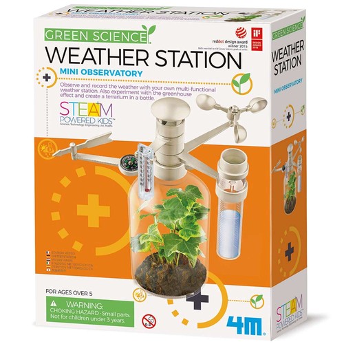 Green science wetterstation - green,